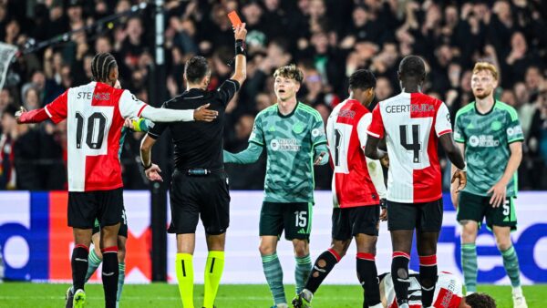 Nine-Man Celtic Lose To Feyenoord In Chaotic Opener