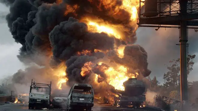 Five firefighters, Several Others Injured In Kaduna Tanker Explosion