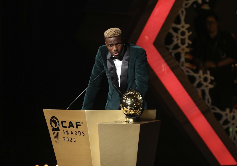Osimhen Crowned 2023 CAF Footballer Of The Year