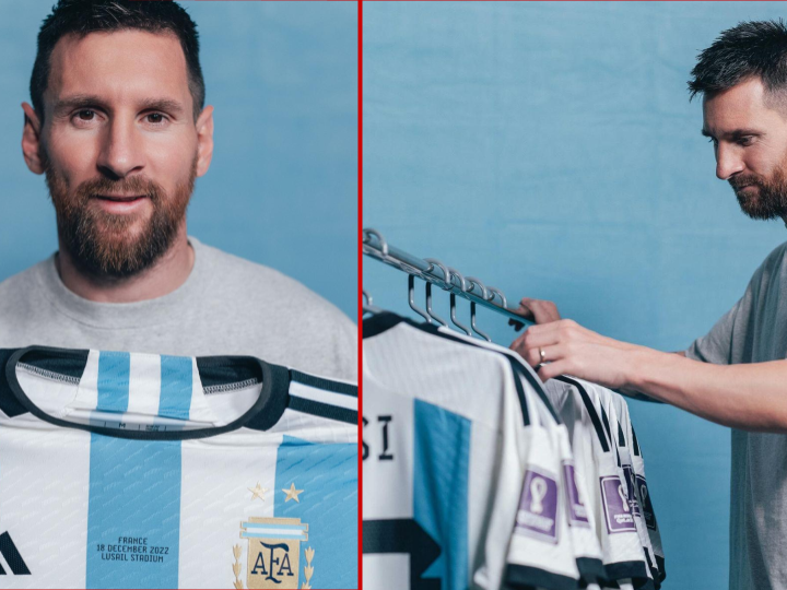 Messi’s 2022 World Cup jerseys to sell for over ₦6 billion in special auction