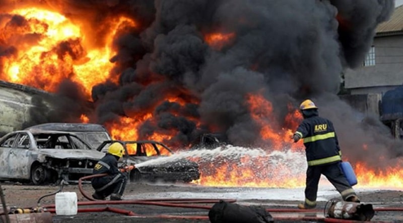 4 Injured In Lagos Petrol Station Fire