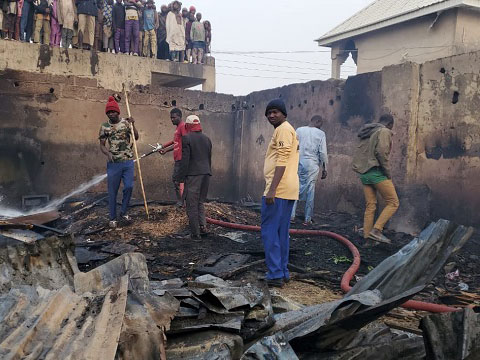 One Person Killed, Several Shops Razed As Fire Guts Central Market In Zamfara