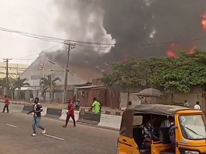 Fire Guts Household Of David Church In Lagos