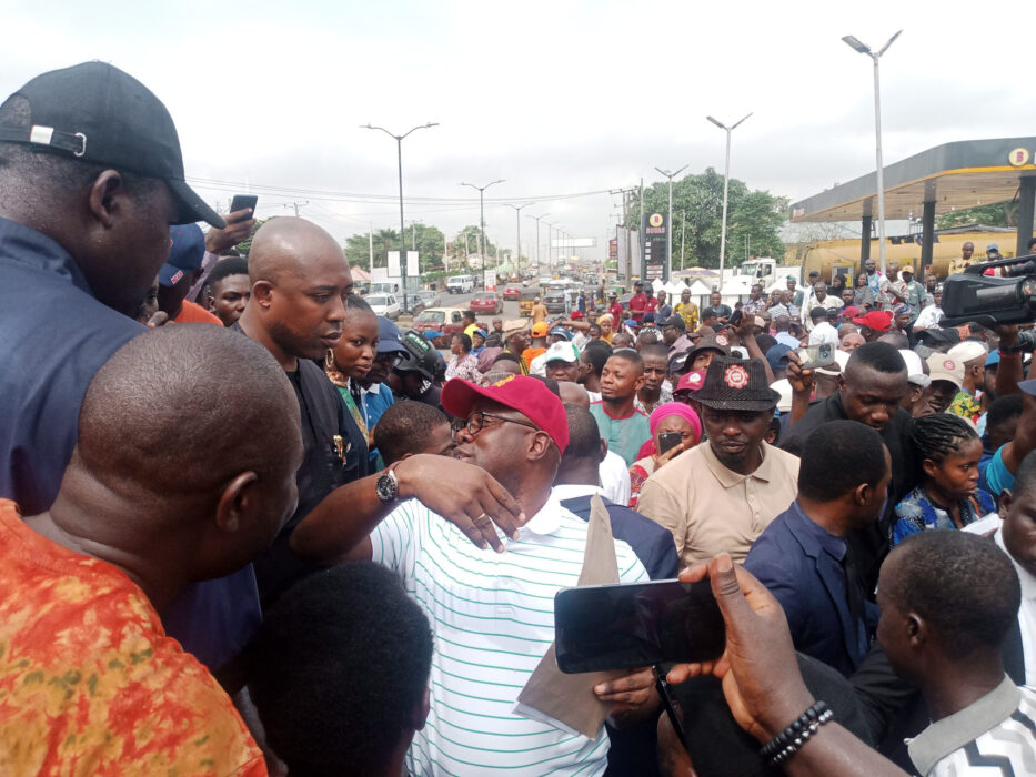 Seyi Makinde Participates in NLC Protest in Oyo State