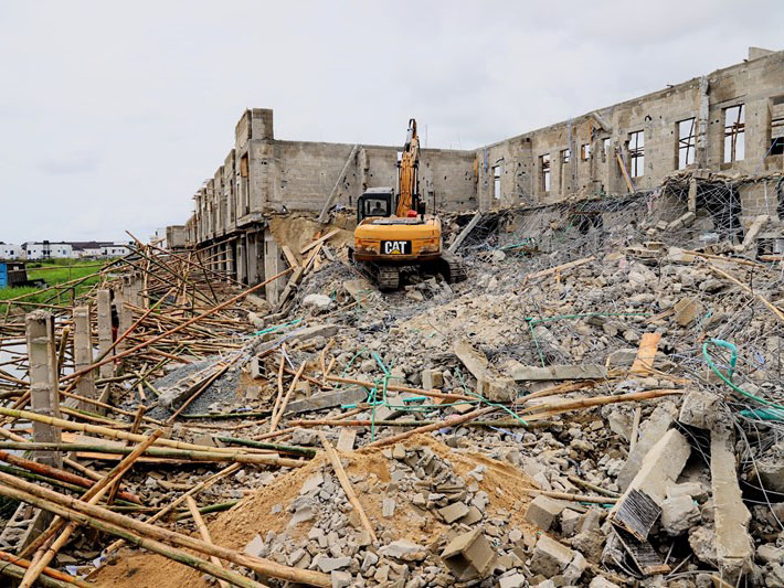 Lagos Begins Demolition Of Buildings, Shanties On Lekki Coastal Road