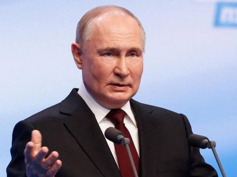 Putin Claims Landslide Victory And Fifth Term In Russian Elections