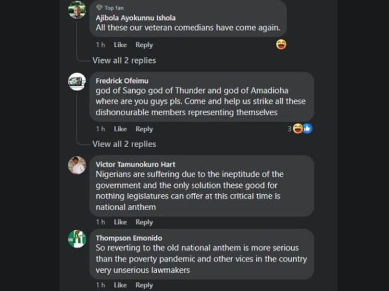 Return to Old Anthem: 'Can It Address Current Hardship?' Nigerians Respond