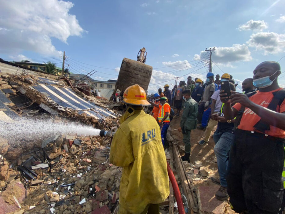 One Dead, Five Rescued in Lagos Mosque Collapse