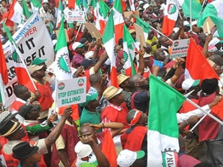 NLC And TUC Protest Against Electricity Tariff Increase, Force Closure Of Ikeja And Ibadan Discos