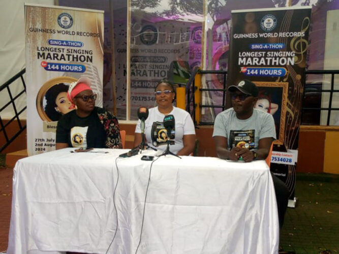 Nigerian Singer Jibromah Attempts 105-Hour Singing Marathon Record