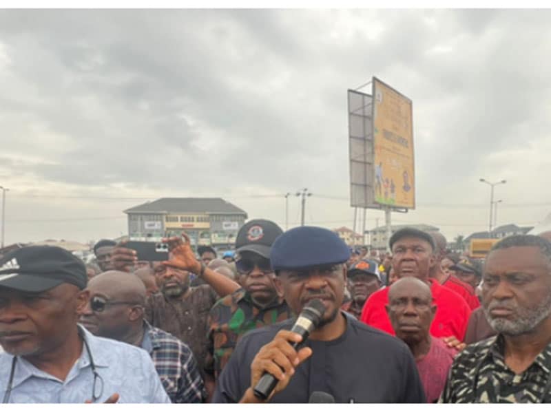 Solidarity March in Support of Wike by Amaewhule, Obio/Akpor Leaders in Rivers Politics