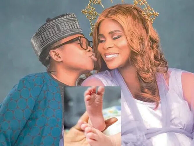 Nollywood Actor Chinedu Ikedieze ‘Aki’ and Wife Welcome Baby Boy