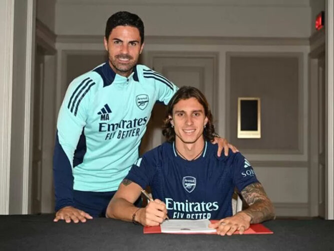 Calafiori Joins Arsenal On Five-Year Deal