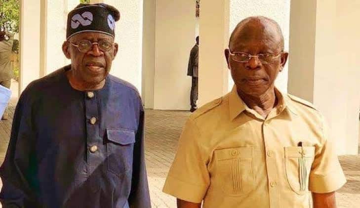 Oshiomhole Urges Nigerians to Trust Tinubu’s Policies