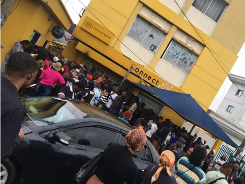 MTN Closes Offices Nationwide Over SIM Blocking Controversy