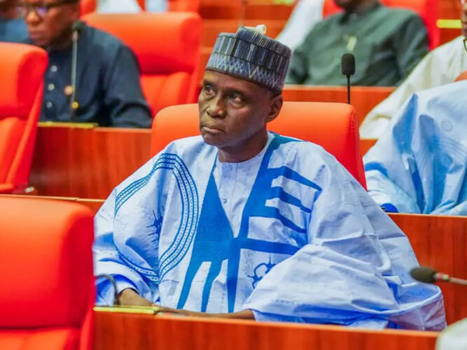 Tahir Monguno Takes Over as Senate Chief Whip, Succeeding Ali Ndume