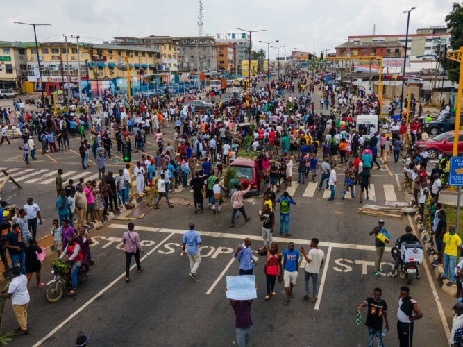 Nigerian Police Impose Curfew Ahead of Nationwide Protest