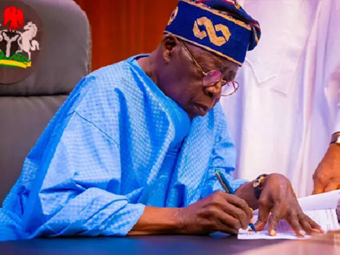 President Tinubu Signs New Minimum Wage Bill Into Law