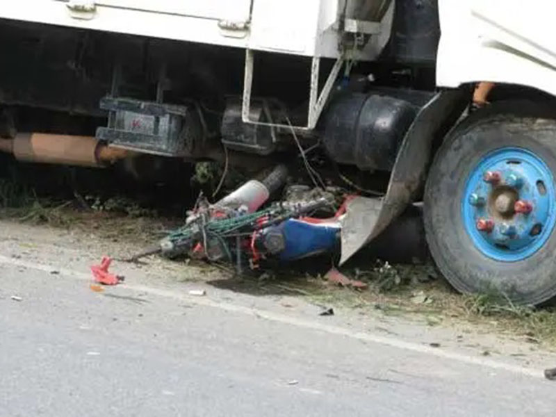 Female Biker Killed in Lagos Truck Accident