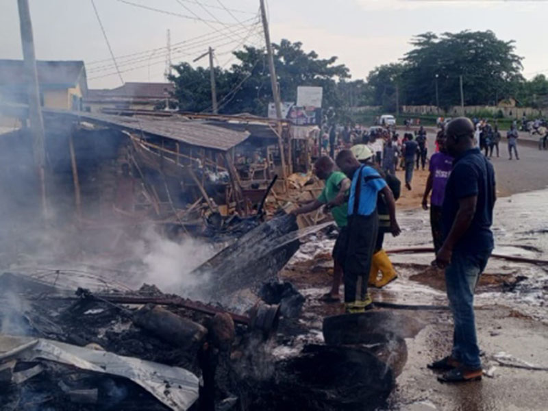 Mother and Daughter Die in Ogun State Gas Explosion