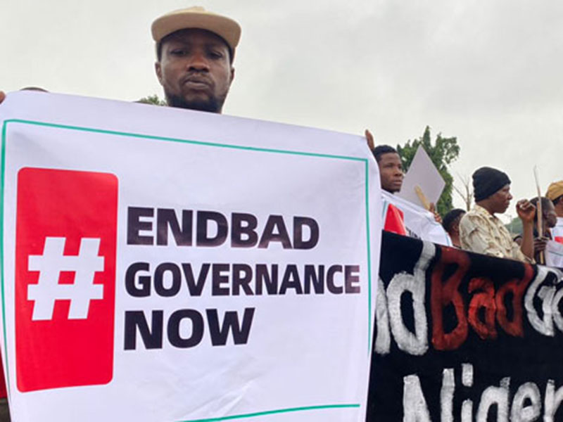 Lagos Protesters Defy Court Order with Street Procession