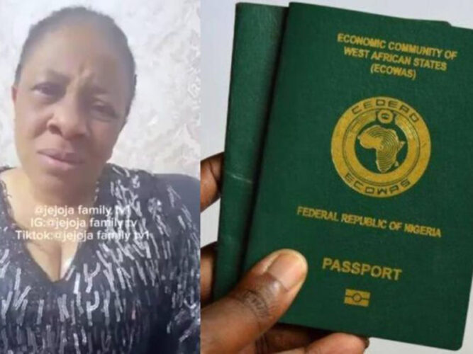 Woman Explains Why She Tore Her Husband’s Passport