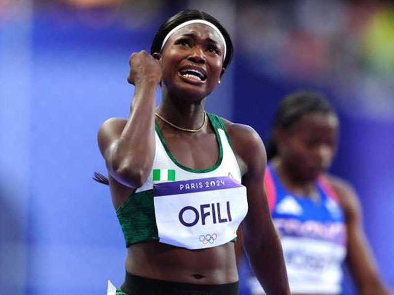 Olympics: Favour Ofili Brings Tears of Joy as She Sprints to 200m Final for Nigeria