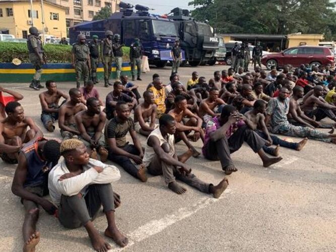 Taskforce raids, arrests 25 suspected miscreants, traffic robbers along Lekki-Epe Expressway