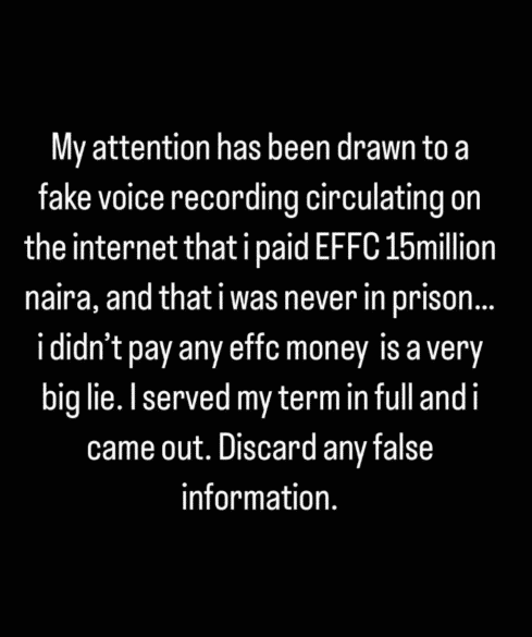 “It’s a Fake Claim” – Bobrisky Refutes Allegations of Bribing EFCC Officials with ₦15m