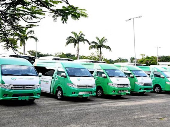 FG Transfers 64 CNG Buses to Labour and Student Unions for Public Transport