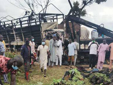 Tragic Tanker Explosion Claims 48 Lives on Lapai-Agaie Road in Niger State