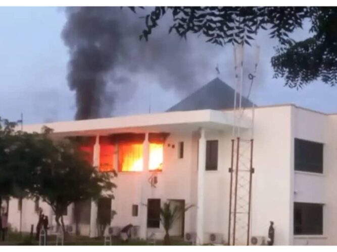 Fire Guts Katsina Government House