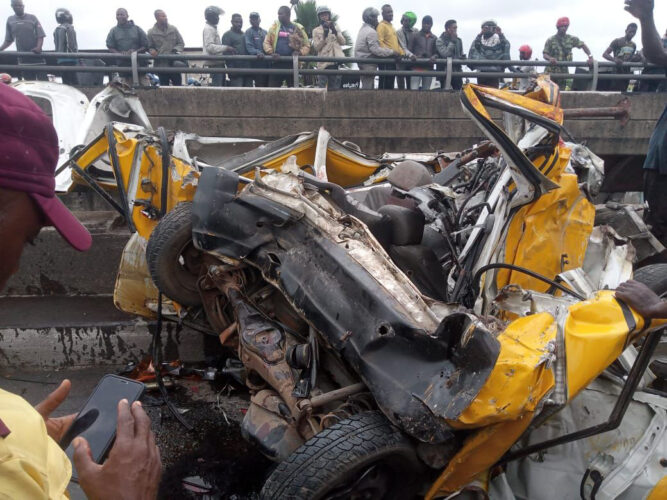 Two Reportedly Killed in Multiple Vehicle Collision in Lagos