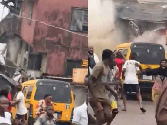 Lagos: Two-Storey Building Collapses In Orile Iganmu