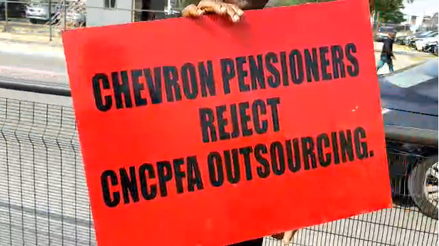 Chevron Pensioners Stage Protest Over Unresolved Issues in Lagos