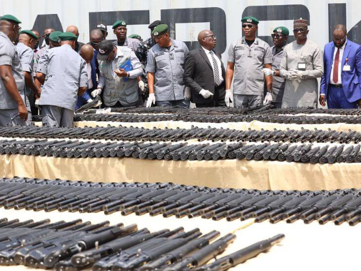 Customs Seizes Large Stockpile of Arms and Ammunition in Lagos