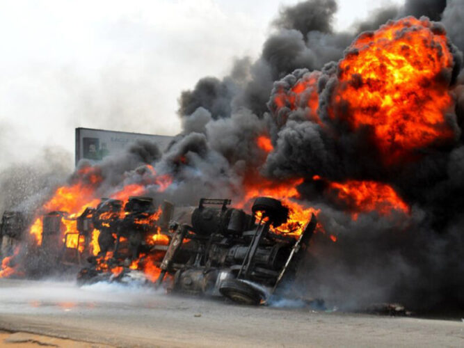 Two Petrol Tankers Explode at Filling Station in Adamawa